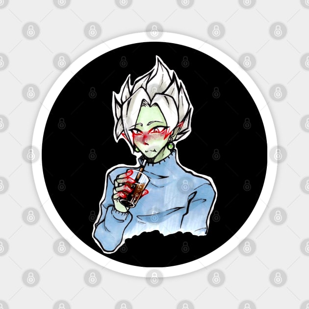 Zamasu Magnet by Art by Amara